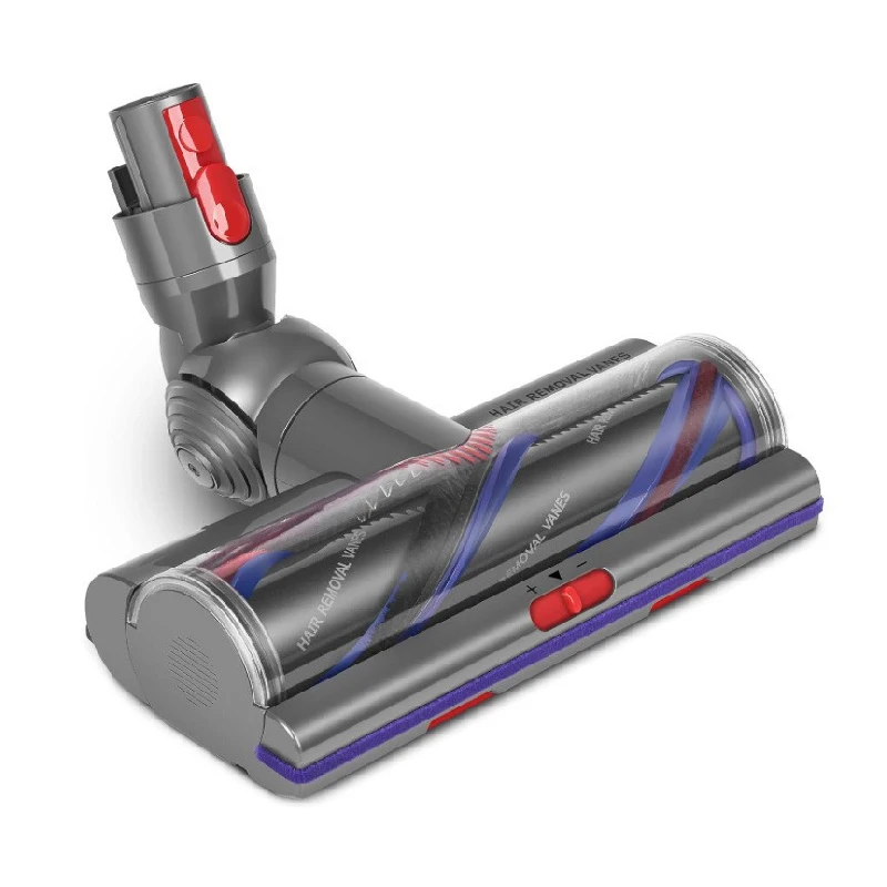 Фото Совместимая с Dyson V7V8V10V11V15 насадка для пола с высоким крутящим моментом, защитой от запутывания, прямым приводом и моторизованной щеткой для глубокой очистки №1