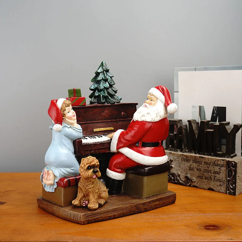 Украшение дома рождественские статуи скандинавские украшения 2021 Санта-Апиано