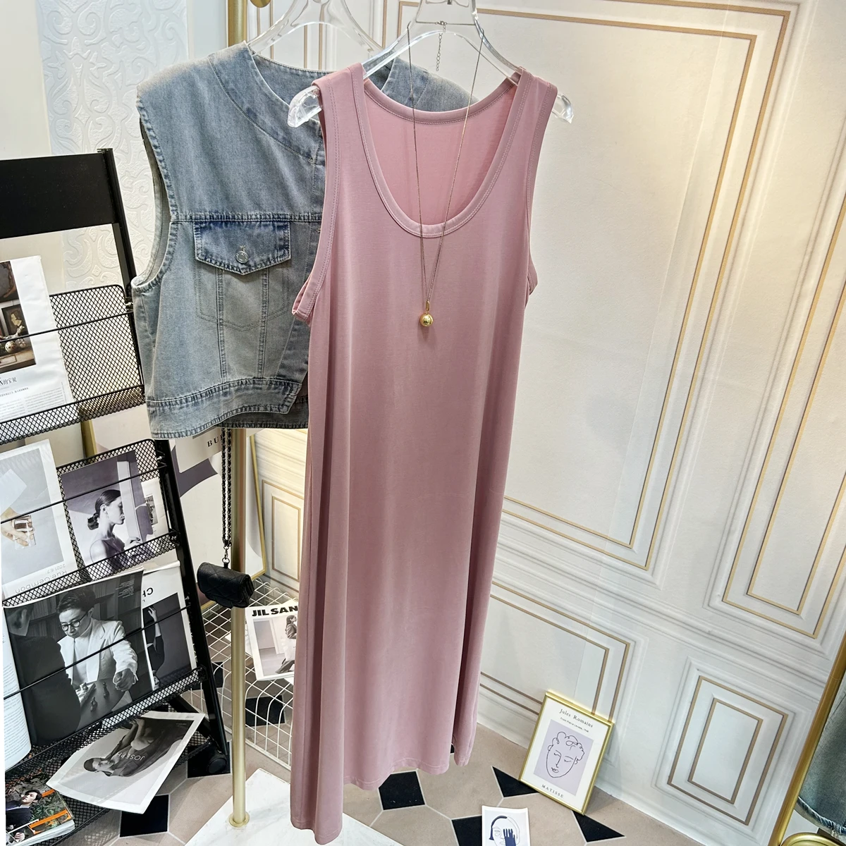 Эффект драпировки крутое медно-амиачное шелковое платье свободная утягивающая