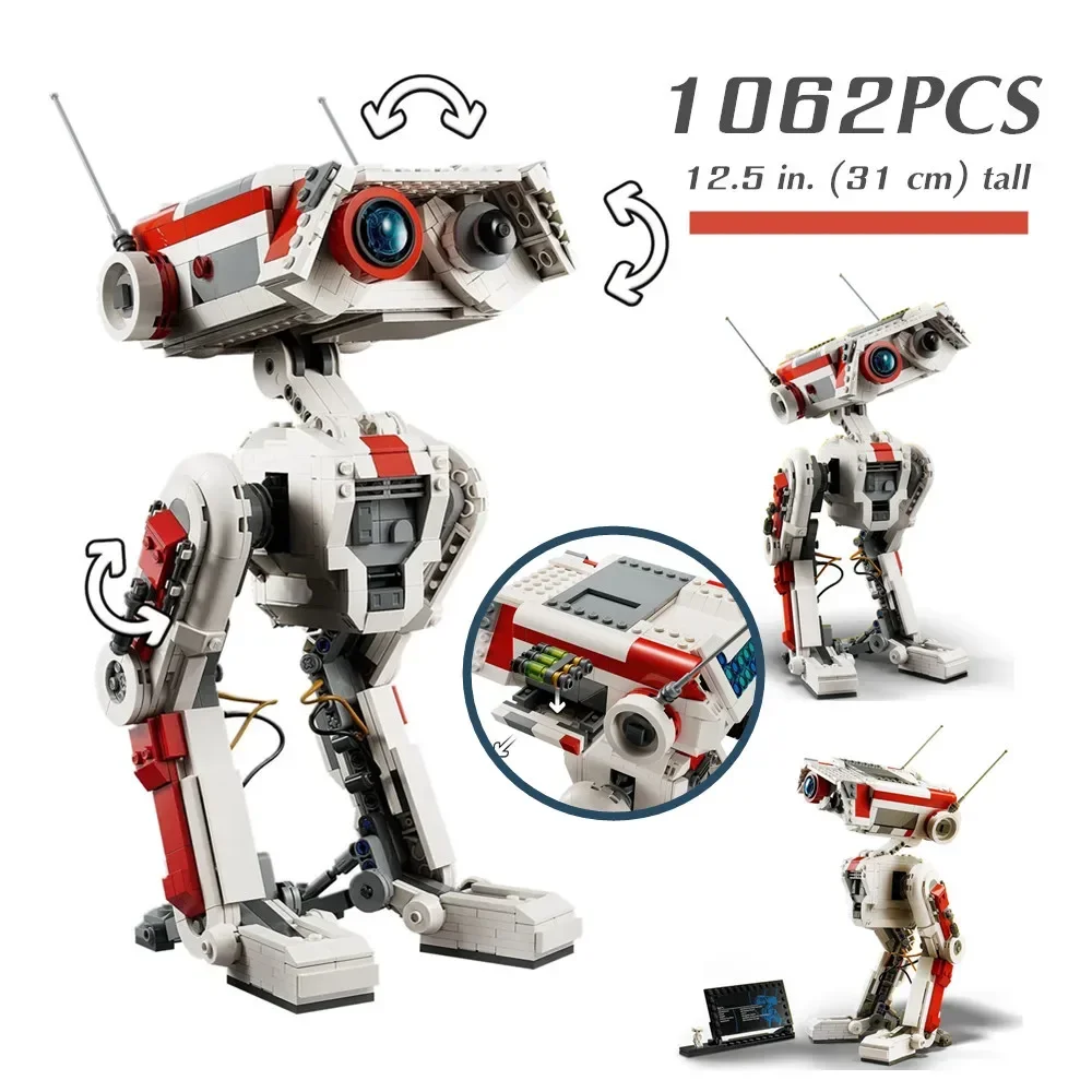 

New IN STOCK Fully Compatible 75335 Space Star BD-1 Robot 1062pcs Building Blocks Bricks Toys For Kids Birthday Christmas Gifts