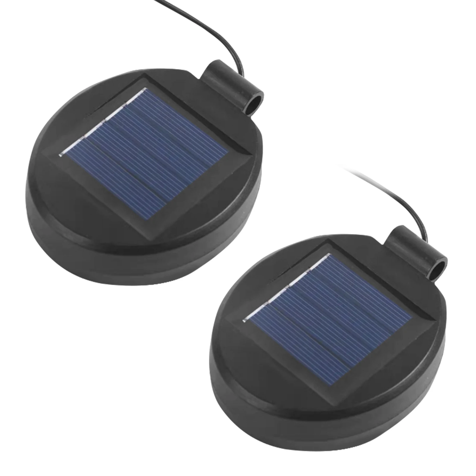 

2pcs Sturdy Normally On Garden DIY Easy Install Solar Cell Panel Home Lawn Light Landscape With Switch Flicker Portable Battery