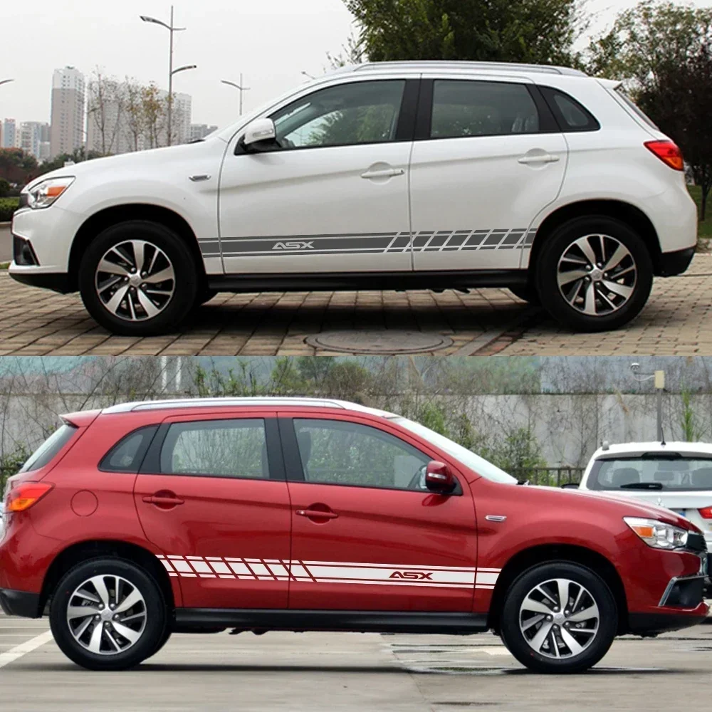 2 шт. наклейки на автомобильные двери и боковые юбки