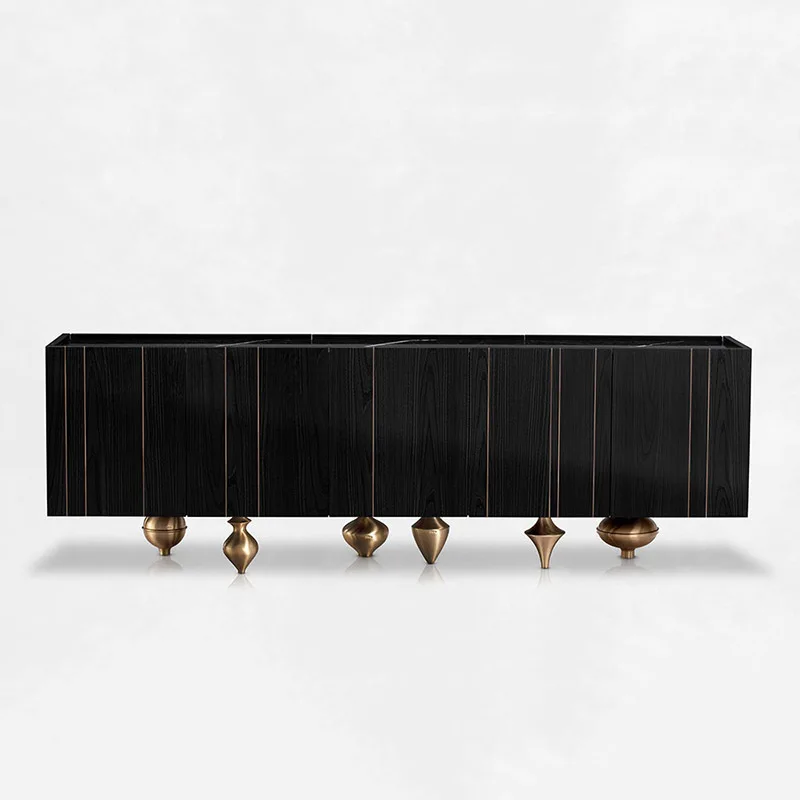 Роскошный шкаф для телевизора в итальянском стиле простая гостиная вилла