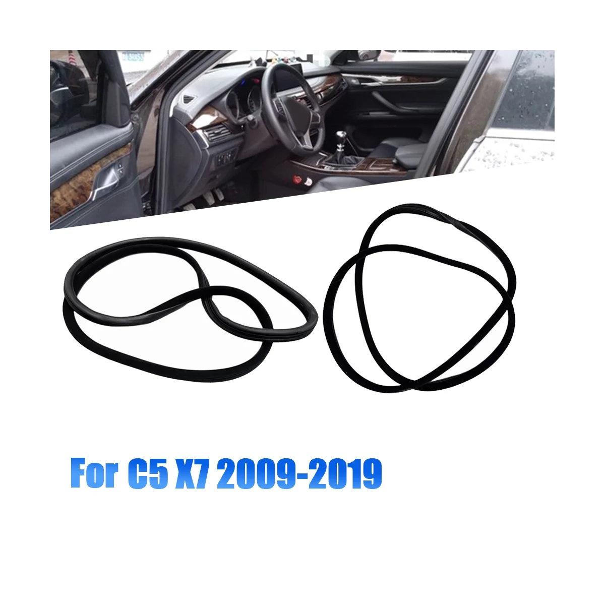 Герметичное уплотнение для задней двери водонепроницаемый с бархатным