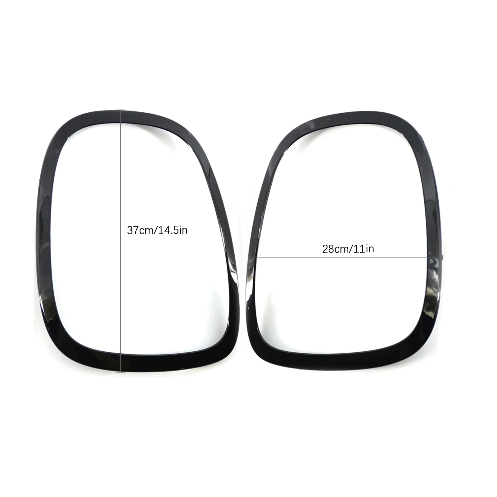 GZ.MS002KL/R BMW Mini F55/F56/F57 (14-21) Рамка заднего фонаря (ярко-черная) Пара