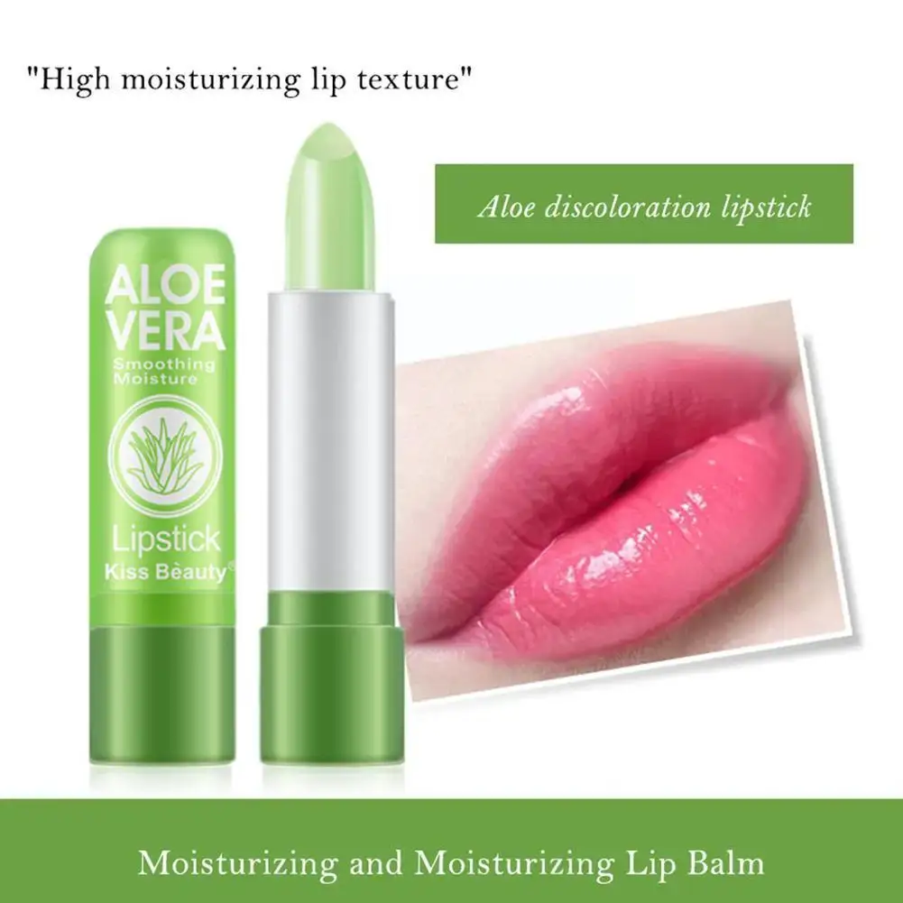 

1pcs Waterproof Color Changing Lipstick Long Lasting Easy Fade Vera To Lip Lipstick Not Aloe Moisturizing Color Nourishing B6L4