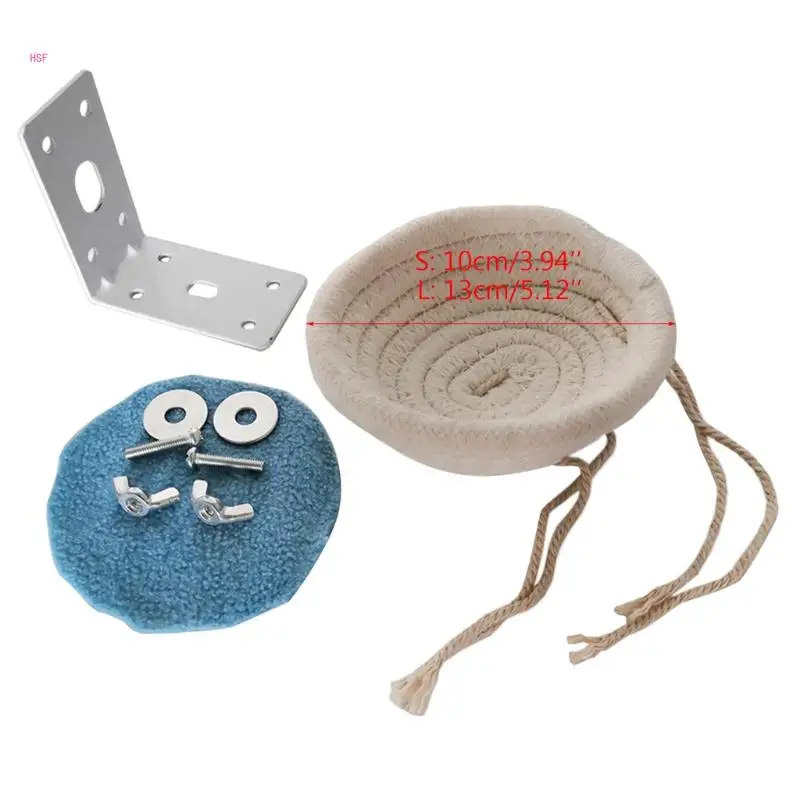 Гнездо для попугаев Кровать разведения Инкубаторный ящик с ковриком