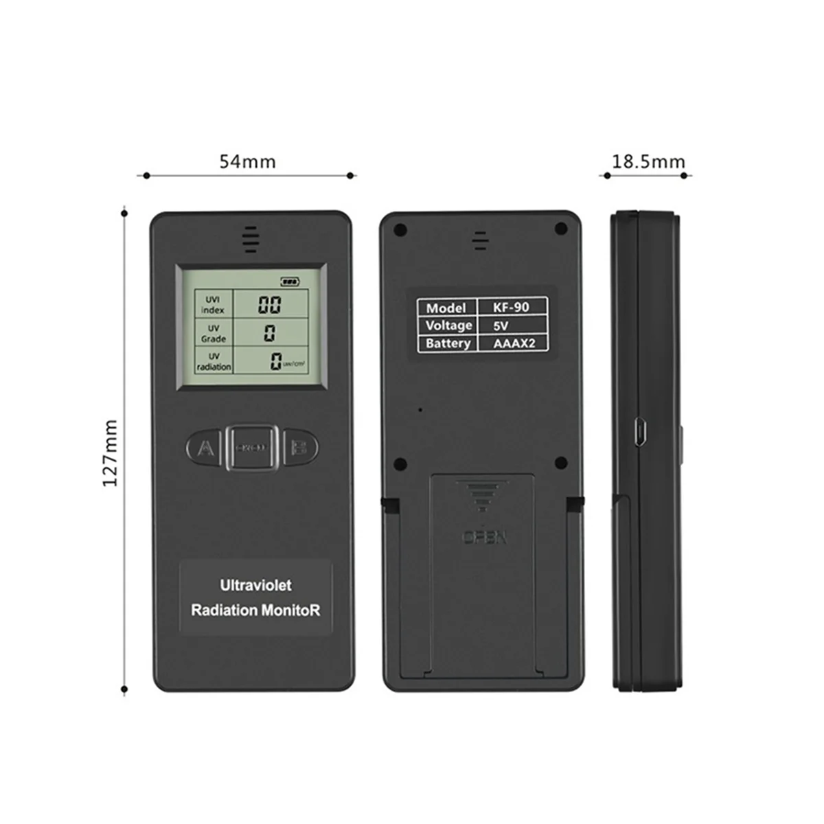 Монитор с ультрафиолетовым излучением цифровой УФ-детектор для дома офиса улицы