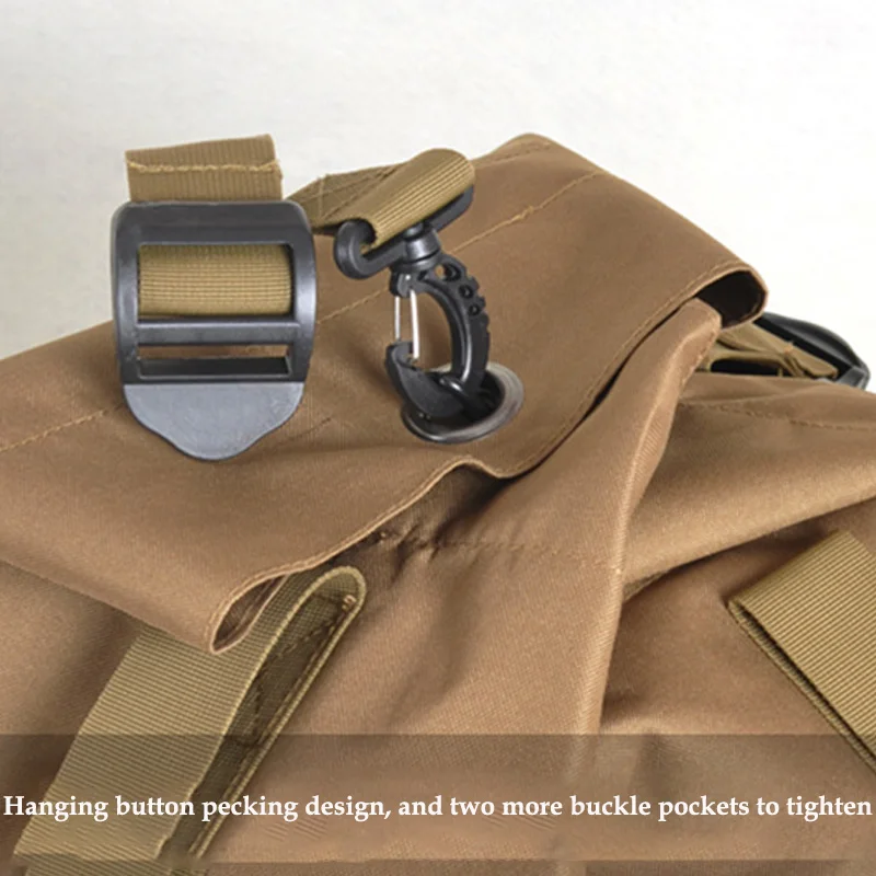 Military Tactics Backpack Waterproof High Capacity 60L Hiking Camping Trips Handbag Man Straight Backpack Luggage Equipment Bag