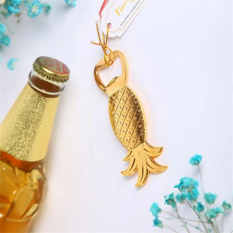 Personalized Bottle Opener Pineapple Shape Delicate Feel Eas