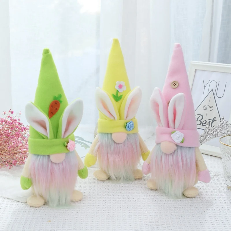 

Besteaster Безликий Гном-кролик, кукла, украшение для дома, Весенняя детская Праздничная вечерние, домашний декор, детские подарки