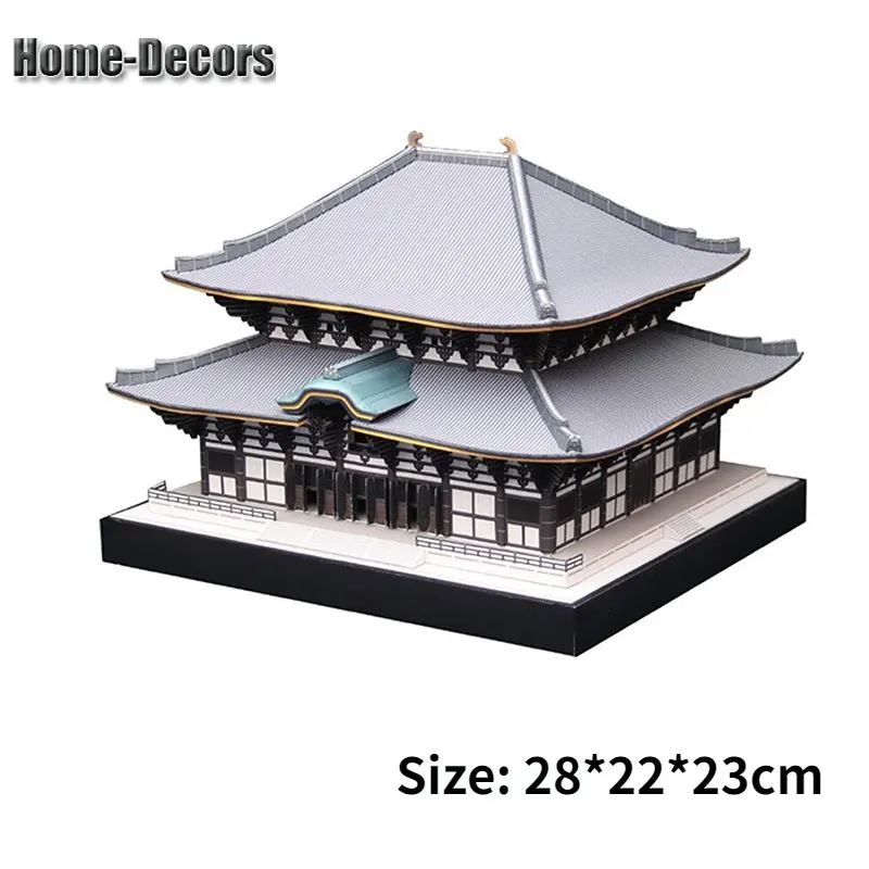 

3D Paper Mold Non-Finished World Classics Building Todaiji Temple Model Folding Paper Work Party DIY Craft Home Decor Miniatures