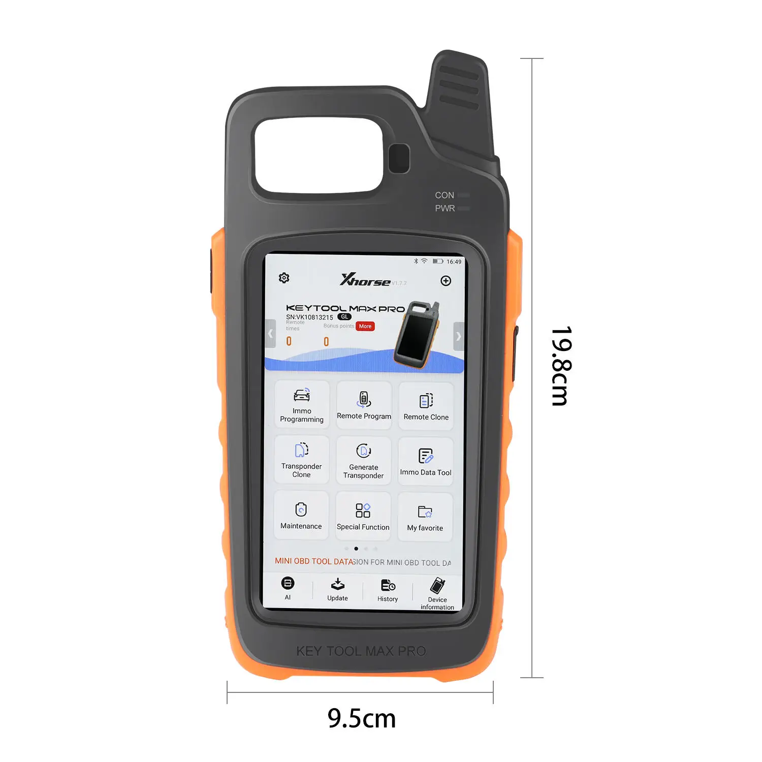 Фото Многоязычный удаленный программатор Xhorse VVDI Max Pro для автомобилей CAN FD Функции тока утечки напряжения 1-летние диагностические инструменты №2