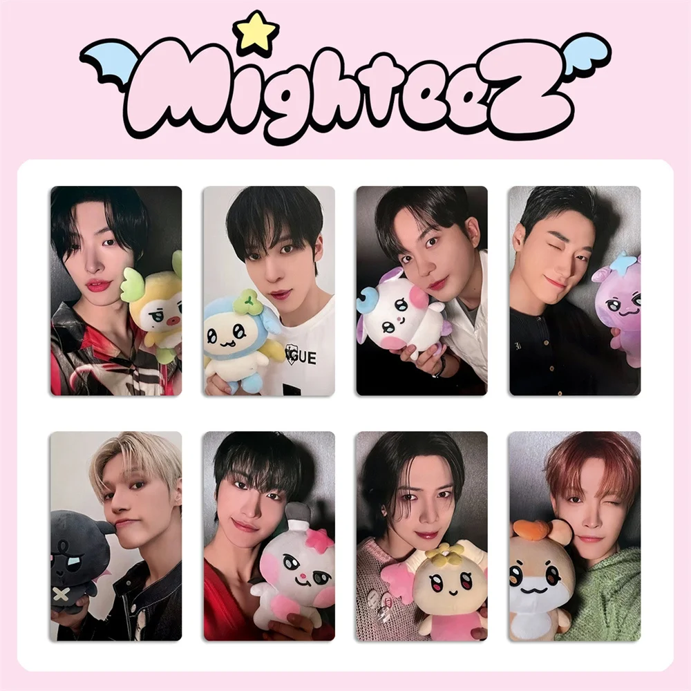 Фото Набор из 8 фотокарточек ATEEZ MIGHTEEZ POP-UO Store Lomo Cards: Хонджун, Юнхо, Сонхва, Ёсан, Минги, Сан. HD-фотокарточки для фанатов, памятные. №5