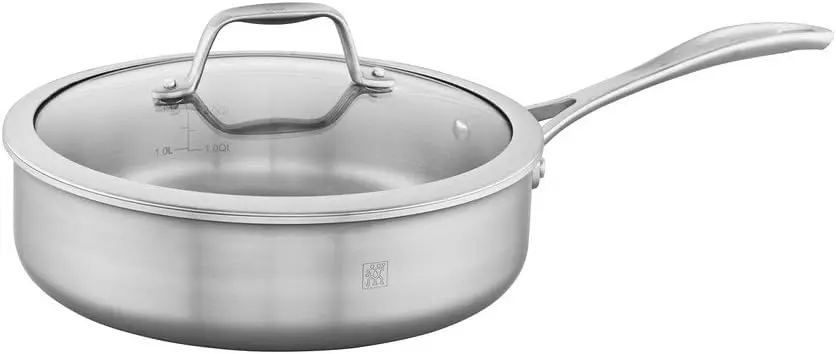 

3-ply 3-qt Stainless Steel Saute Pan