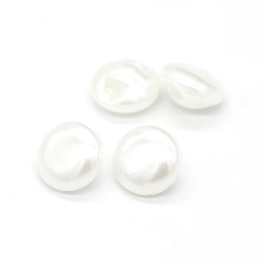 Пластиковые жемчужные невидимые пуговицы EQUBO в виде грибов 50 шт. 10 мм для одежды