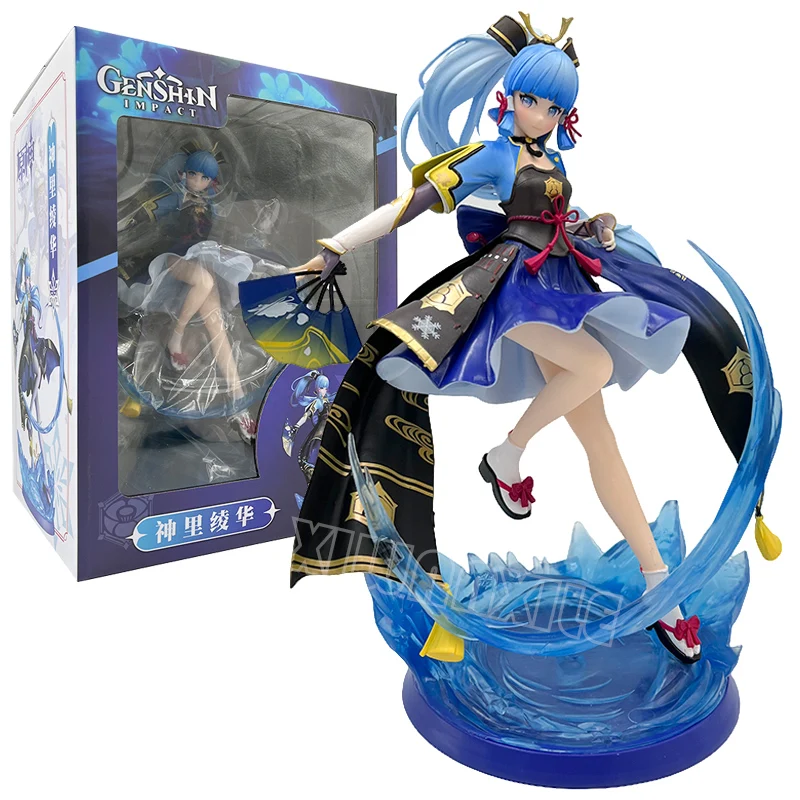 

Фигурка аниме Kamisato Ayaka 27 см, Genshin Impact Raiden Shogun/Keqing/Mona, коллекционная кукла, подарок