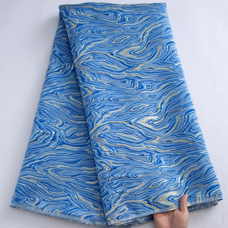 SJD LACA Африканская парчовая кружевная ткань французское дамасское кружево 5 ярдов