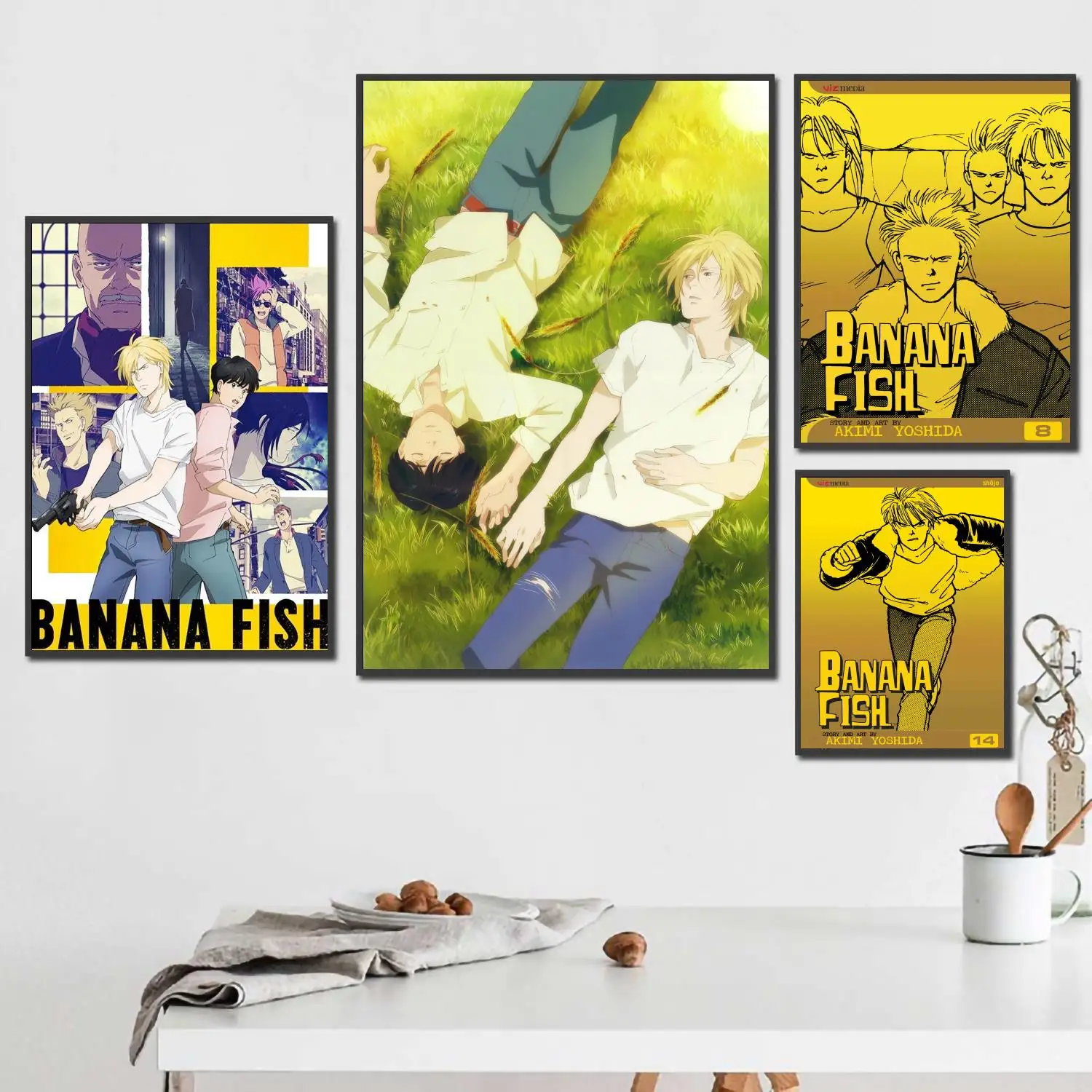 

banana fish manga vol 19 cartoon 24x36 Decorative Canvas Posters Room Bar Cafe Decor Gift Print Art Wall Paintings