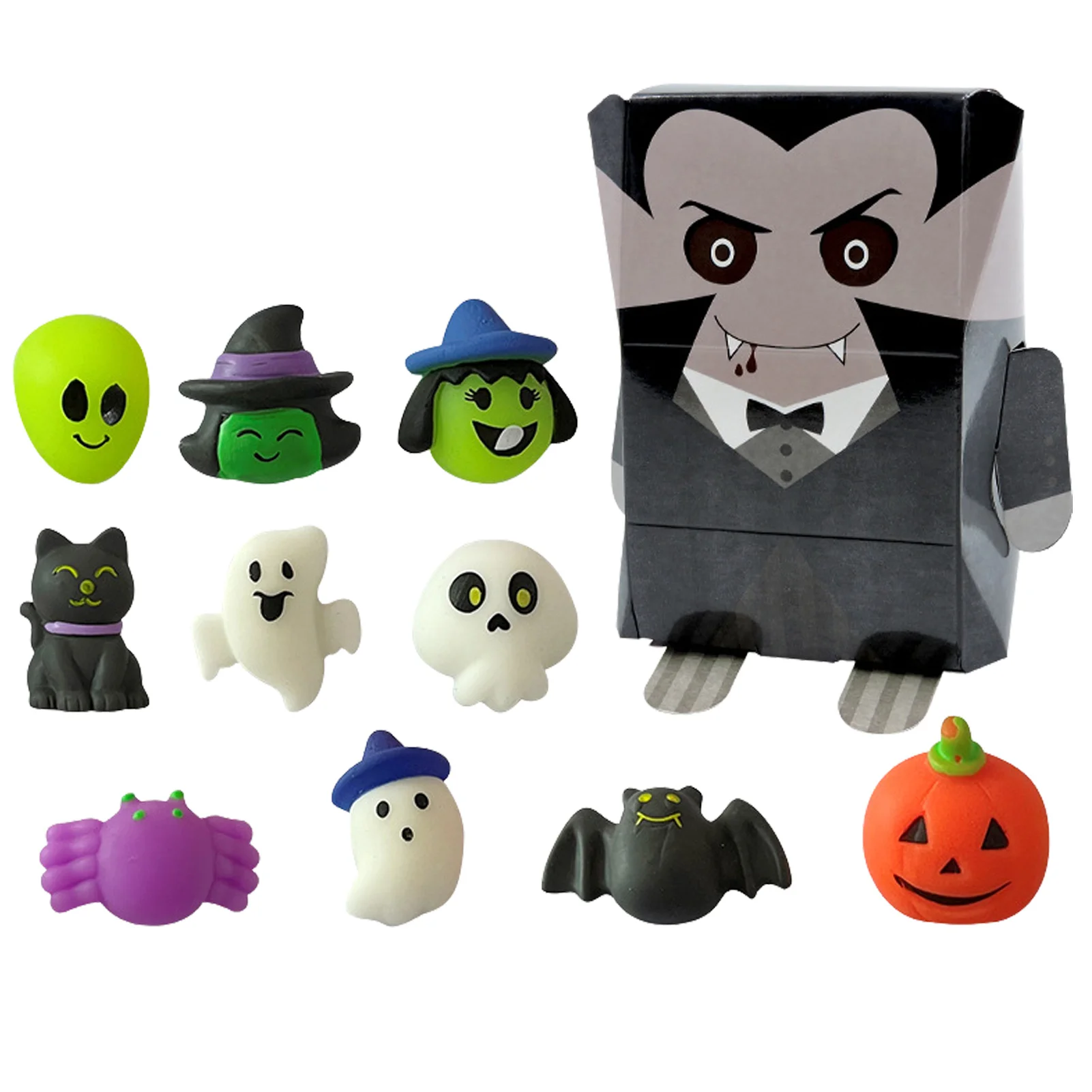 

Halloween Stress Toys Halloween Squishy Toys Slow Rising Bats Spiders Ghosts Pinch Doughnut Set Halloween Toys For Kids Girls Bo