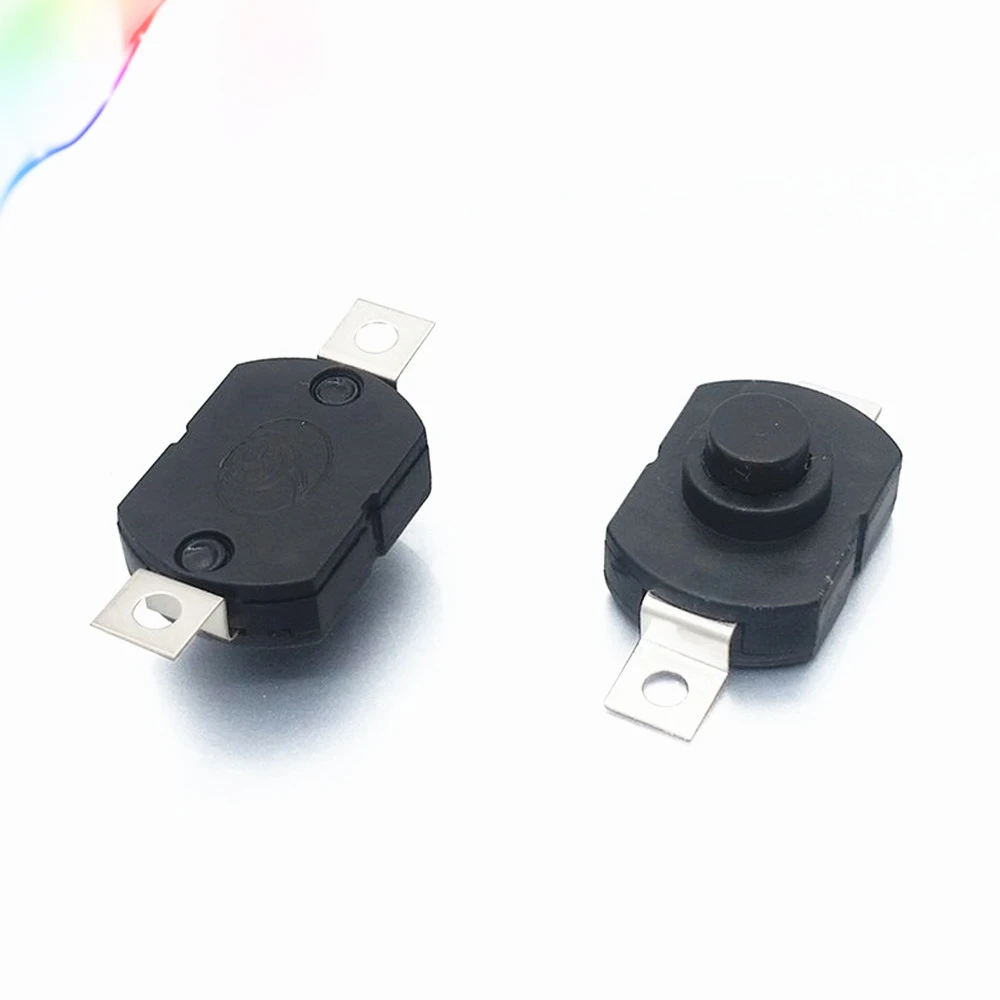 

10 шт. кнопочный переключатель 1712KD 30В 1A переключатель фонарика замок 17*12*9,5 мм Переключатель настольной лампы Переключатель фонарика ВКЛ-ВЫКЛ