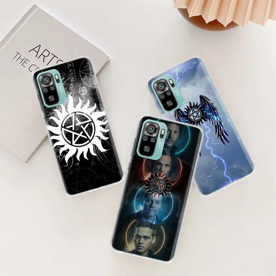 

Supernatural Symbol Phone Case For Xiaomi Poco X5 X4 GT X3 NFC Pro 5G M5 M5S M4 M3 Mi A1 A2 A3 F3 F2 F1 Note 10 Lite CC9E CC9 Co