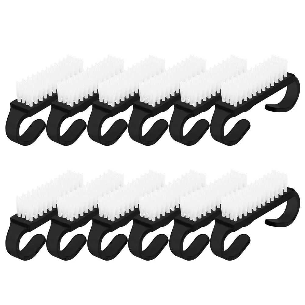 

12 Pcs Nail Brush Brushes Cleaner Household Cleaning Manicure Nails Dust Durable Horn Simple