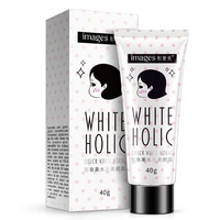 quick white cream long lasting moisturizer skin oil control cover pores acne nude makeup base lazy korean bb cream