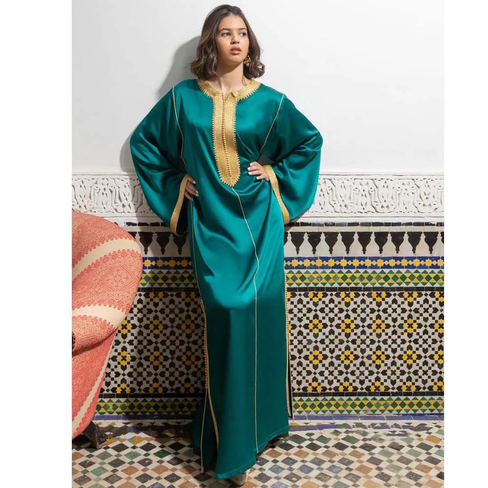 

Muslim Dress Women Ramadan Turkish Islamic Pakistani Muslim Long Dress 2022 New Kaftan Abayas Djellaba Kaftan Moroccan Vestidos