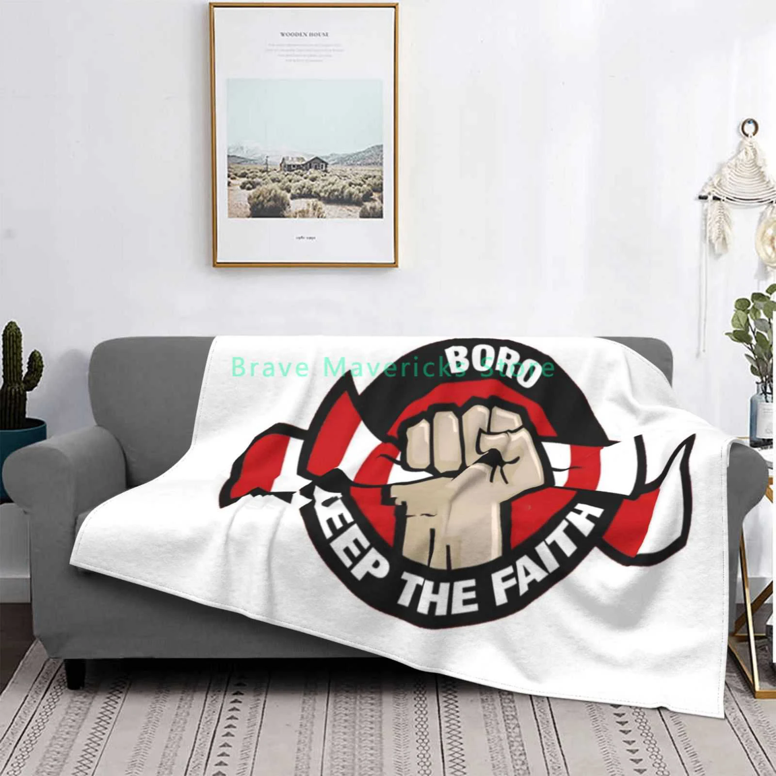 

Smoggies Middlesbrough Boro Low Price New Print Novelty Fashion Soft Blanket Middlesbrough Middlesbrough Football Club