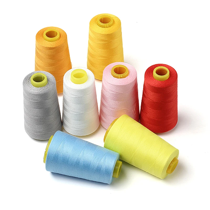 3000 ярдов рулон швейной нити из 100% полиэстера ручная вышивка прочные аксессуары