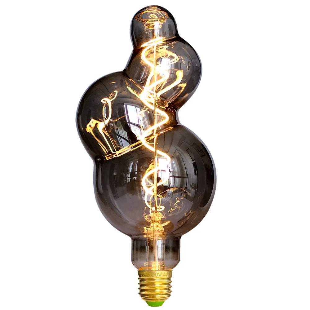 

TIANFAN винтажная LED лампа с пузырьком 4 Вт