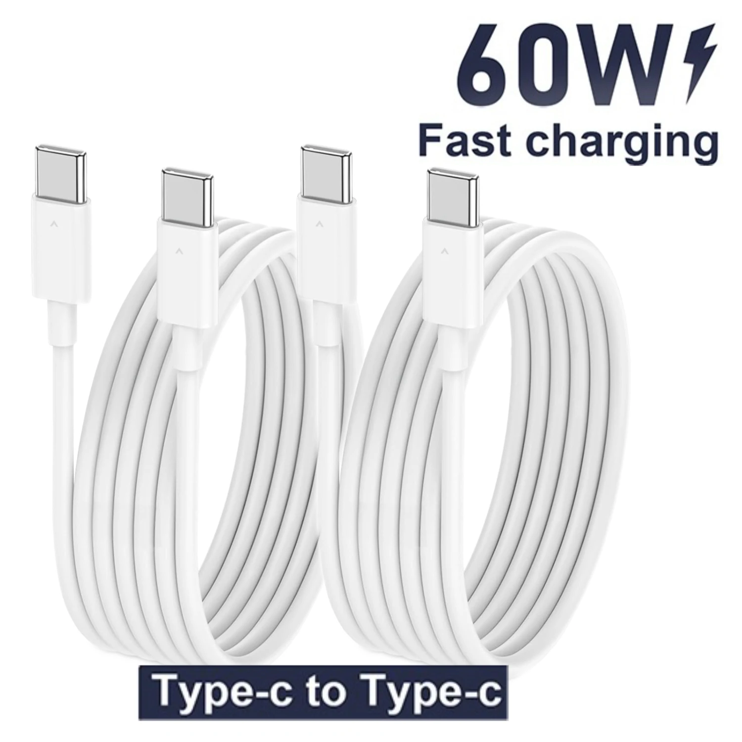1.8M USB C to Type C Fast Charging Cable for Xiaomi Huawei Samsung Iphone 17 16 15 Series 60W Safe a