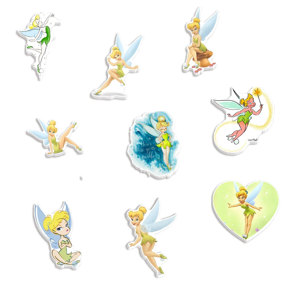 

30Pcs/lots Disney Princess Tinker Bell Resin Flatback for Hair Bows