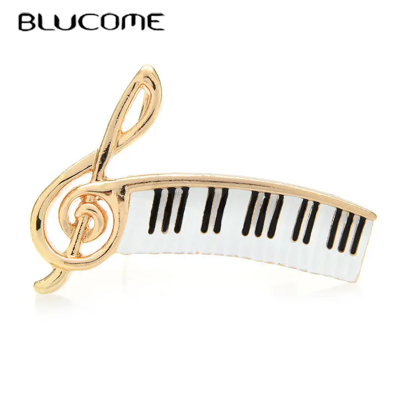 Эмаль Blucome брошь в форме музыкальной ноты, броши для фортепианных ключей, для женщин, Ane, для мужчин, для учителя, мусиканская бижутерия, аксессуары, подарок