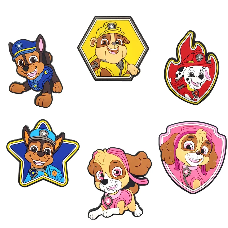 1 шт. милая мультяшная серия Храбрый собака подвески для обуви аксессуары