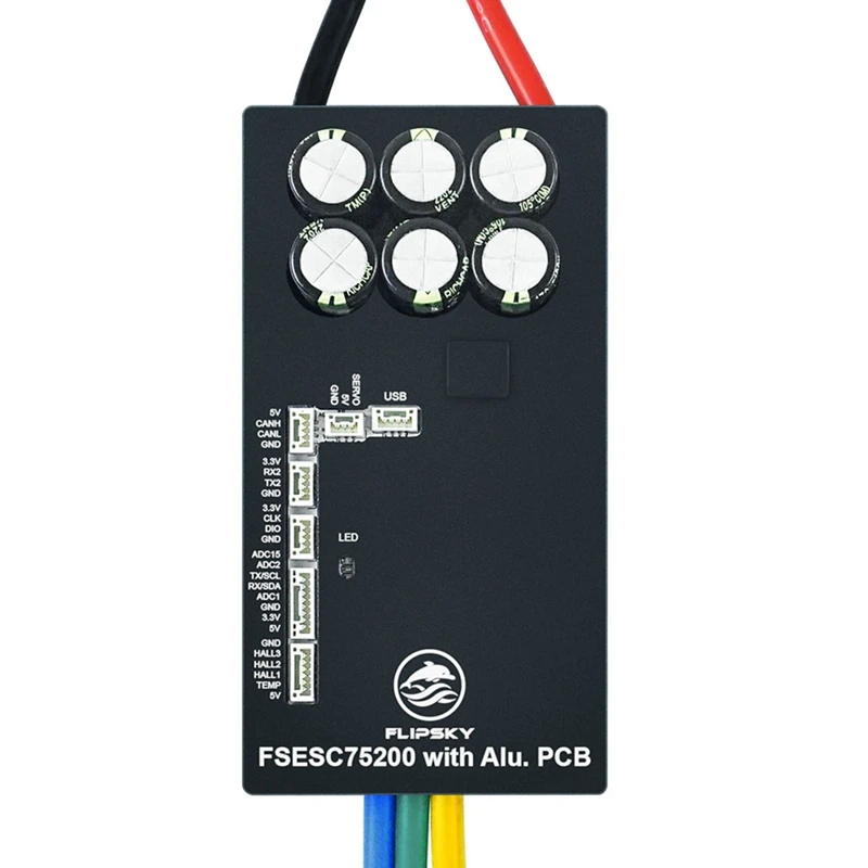 

Flipsky ESC 75200 84 в а с алюминиевой печатной платой на основе VESC для робота-бойцовщика электронной фольги AGV Robot