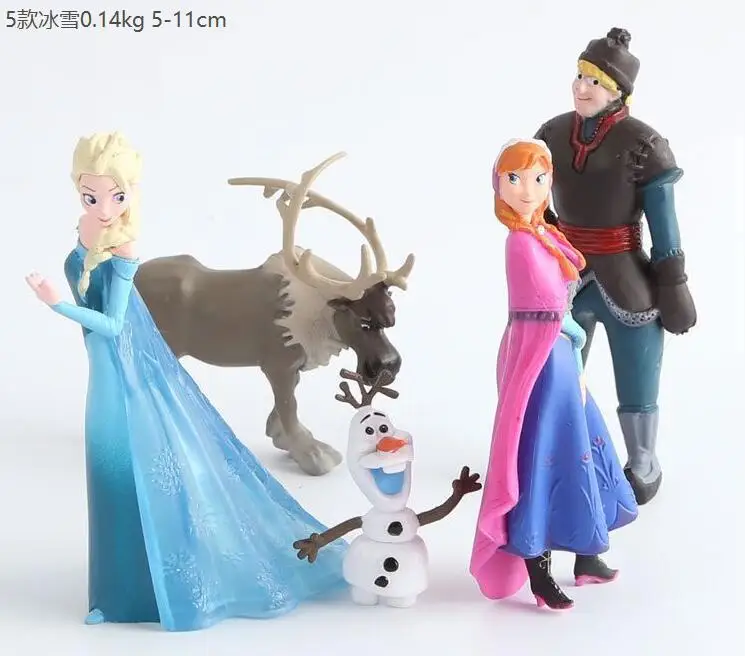 

5 шт./партия, фигурки героев мультфильма «Холодное сердце»