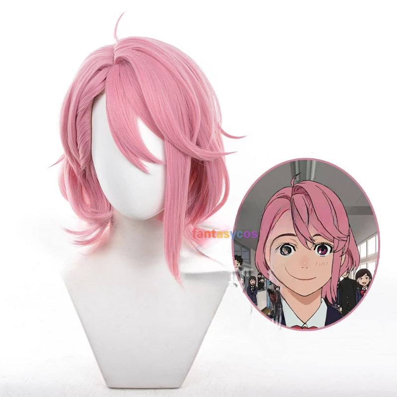 Парик для косплея Момо айаза из аниме одудандан термостойкий синтетический