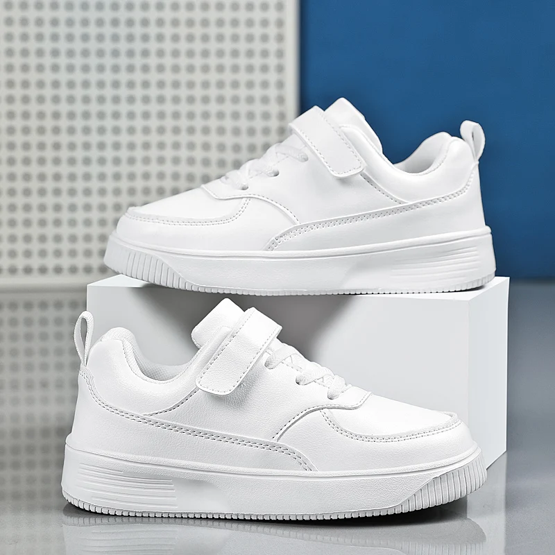 

2022 White Children Shoes Classic Kids Running Shoes High Top Boys Basketball Shoes Fashion Boy Child Casual Basket Sneaker