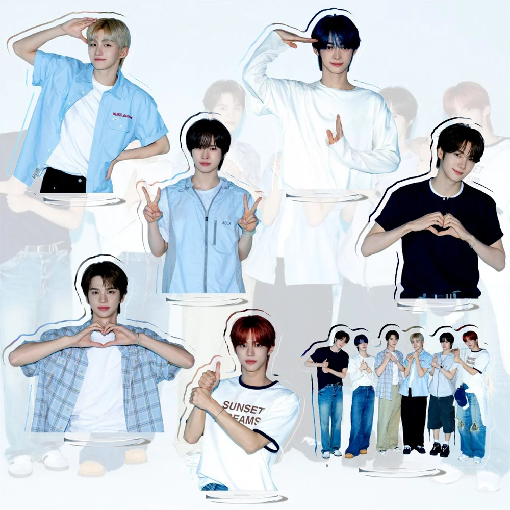 Фото Акриловая фигурка-стенд для косплея группы 10CM Boys, SHINYU DOHOON YOUNGJAE HANJIN JIHOON KYUNGMIN, двусторонняя подставка, подарок для фанатов. №1