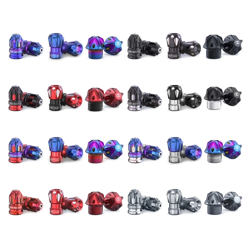 

2Pcs Tire Valves Cap Universal Aluminum Alloy Tire Dustproof Tire Cap Cover for Motorbikes Motorcycles Drop Shipping