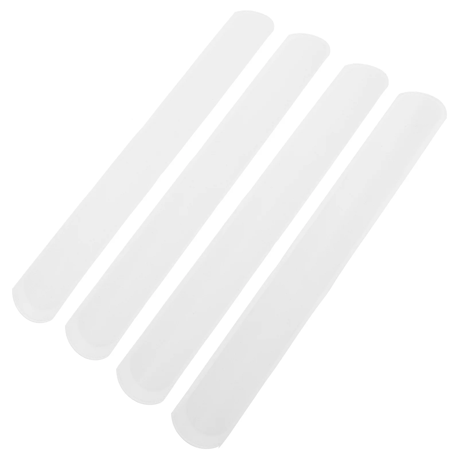 

100 Pcs Stocking Stuffers Ebt Wrist Slap Bracelet Plain Bracelets Painting White Band Blank DIY Snap Bands Self Made Pure Ring