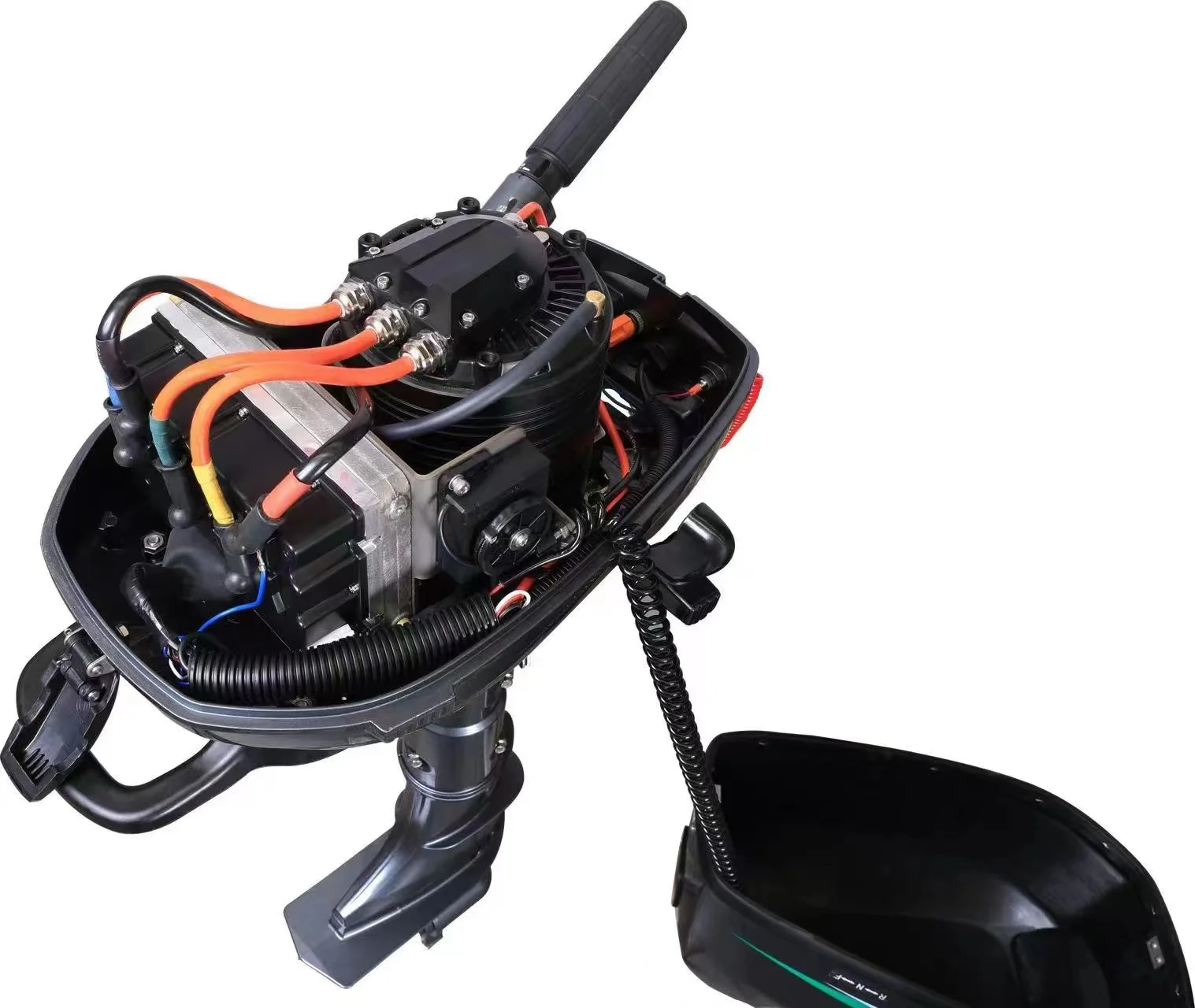 Двигатель для лодок Aiqidi 7 л.с. 48 В подвесной мотор с питанием от батареи и длинным