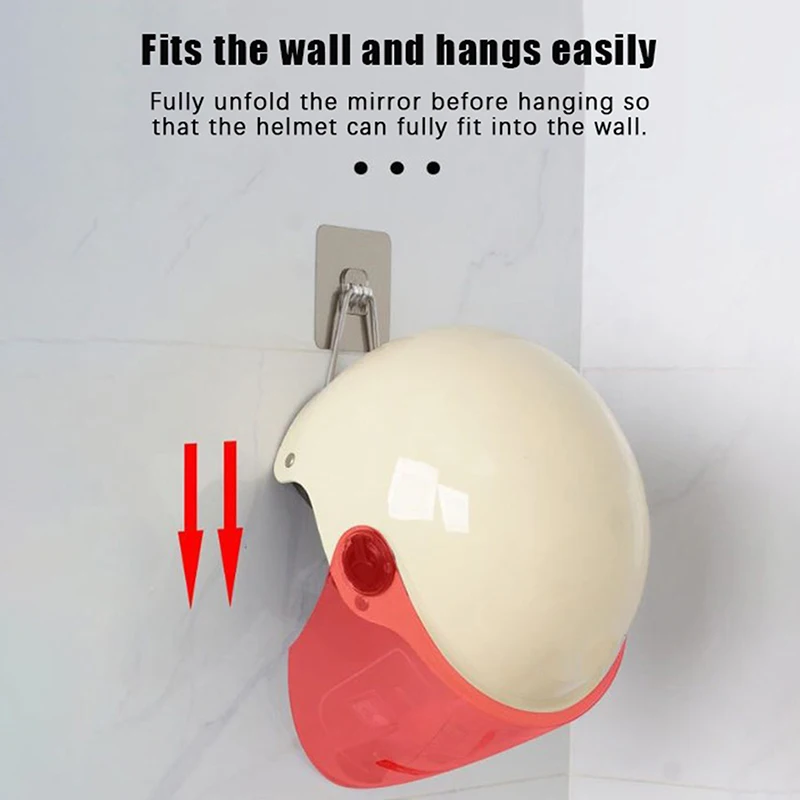 Вешалка для мотоциклетного шлема настенное крепление металлический держатель