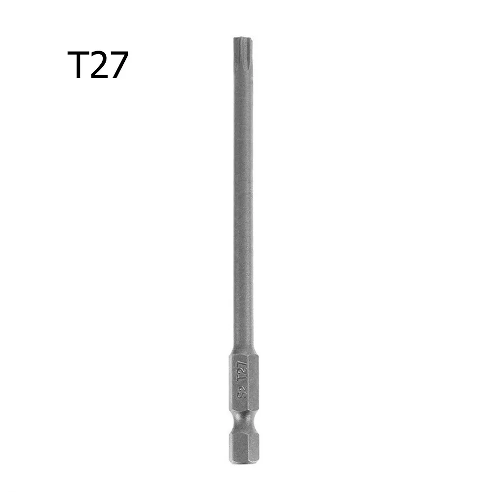 

1Pcs Electric Screwdriver Torx Hollow Bits S2 Alloy Steel 1/4" Hex Magnetic Screw Driver Bit T8/T10/T15/T20/T25/T27/T30/T40