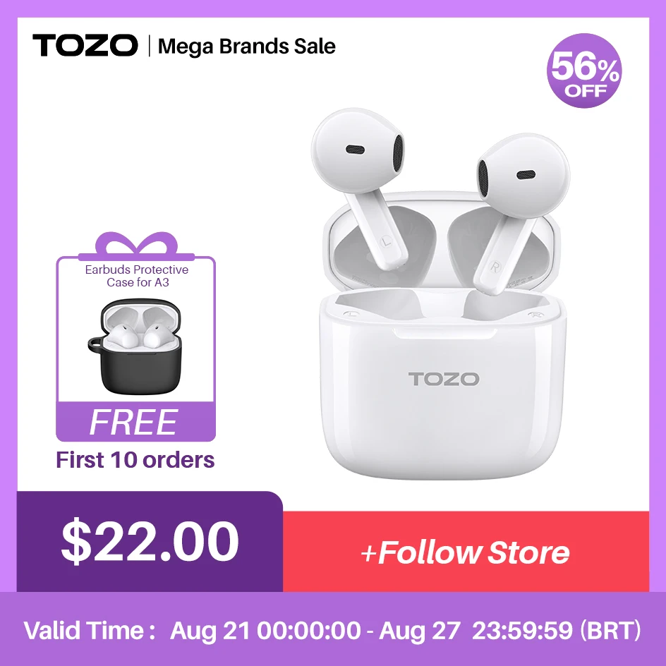 ΠΠ΅ΡΠΏΡΠΎΠ²ΠΎΠ΄Π½ΡΠ΅ Π½Π°ΡΡΠ½ΠΈΠΊΠΈ-Π²ΠΊΠ»Π°Π΄ΡΡΠΈ TOZO A3 Bluetooth 5,3, Π»Π΅Π³ΠΊΠΈΠ΅ Π½Π°ΡΡΠ½ΠΈΠΊΠΈ-Π²ΠΊΠ»Π°Π΄ΡΡΠΈ Ρ ΡΠΈΡΡΠΎΠ²ΡΠΌ Π²ΡΠ·ΠΎΠ²ΠΎΠΌ ΠΈ ΡΡΠΌΠΎΠΏΠΎΠ΄Π°Π²Π»Π΅Π½ΠΈΠ΅ΠΌ, Π²ΡΡΠΎΠΊΠΎΠΊΠ°ΡΠ΅ΡΡΠ²Π΅Π½Π½ΡΠΉ Π·Π²ΡΠΊ, Π±Π΅Π»ΡΠΉ ΡΠ²Π΅Ρ ΠΠ΅ΡΠΏΡΠΎΠ²ΠΎΠ΄Π½ΡΠ΅ Π½Π°ΡΡΠ½ΠΈΠΊΠΈ-Π²ΠΊΠ»Π°Π΄ΡΡΠΈ TOZO A3 Bluetooth 5,3, Π»Π΅Π³ΠΊΠΈΠ΅ Π½Π°ΡΡΠ½ΠΈΠΊΠΈ-Π²ΠΊΠ»Π°Π΄ΡΡΠΈ Ρ ΡΠΈΡΡΠΎΠ²ΡΠΌ Π²ΡΠ·ΠΎΠ²ΠΎΠΌ ΠΈ ΡΡΠΌΠΎΠΏΠΎΠ΄Π°Π²Π»Π΅Π½ΠΈΠ΅ΠΌ, Π²ΡΡΠΎΠΊΠΎΠΊΠ°ΡΠ΅ΡΡΠ²Π΅Π½Π½ΡΠΉ Π·Π²ΡΠΊ, Π±Π΅Π»ΡΠΉ ΡΠ²Π΅Ρ