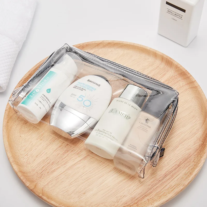 

Travel TPU Travel Transparent Cases Toiletries Storage Bag Box Cosmetics Organizer Bag Toiletry Bag Cosmetic Handbag.