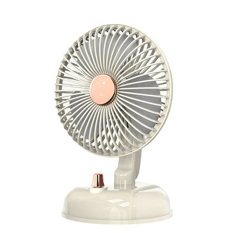 

USB Desk Fan Desktop Small Fan Rechargeable Silent Table Fan For Office Home Desk Dormitory