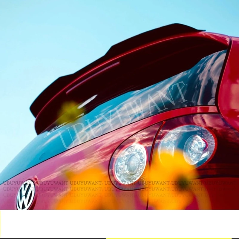 

Спойлер для хэтчбека VW Golf 5 MK5 R32 GTI R, высококачественный универсальный спойлер из АБС-пластика для автомобиля, задняя крыша